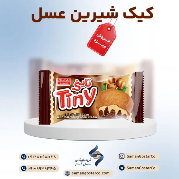 کیک تاینی شیرین عسل
