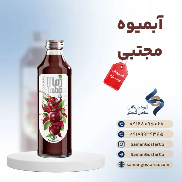 آبمیوه مجتبی شیشه ای 330 سی سی